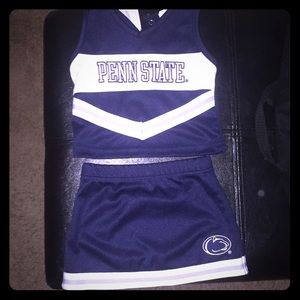 Baby 3-6 months Penn State cheerleading outfit